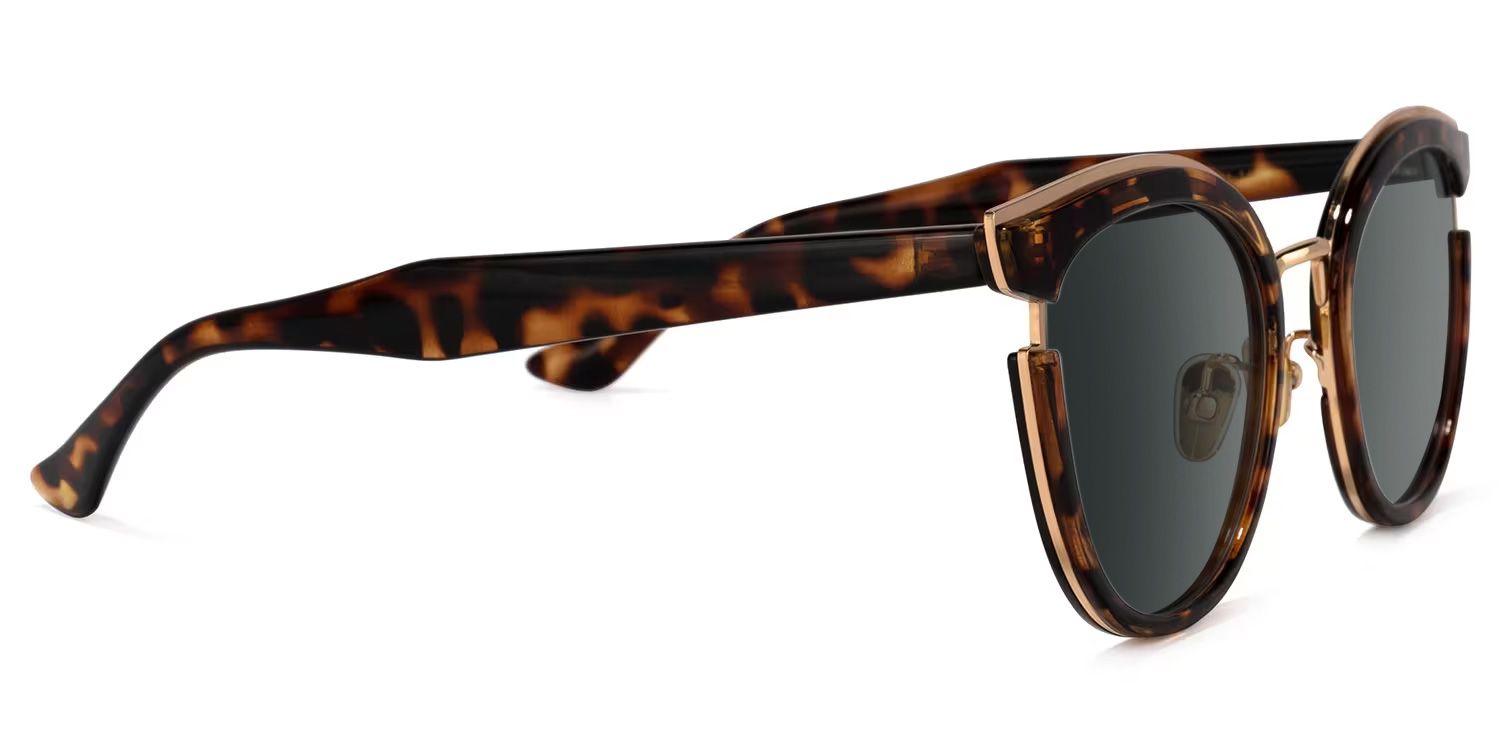 Laraine Cat Eye Tortoise Frame Sunglasses | ZEELOOL UK3