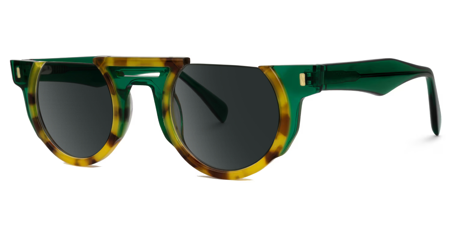 Mastin Round Tortoise Glasses