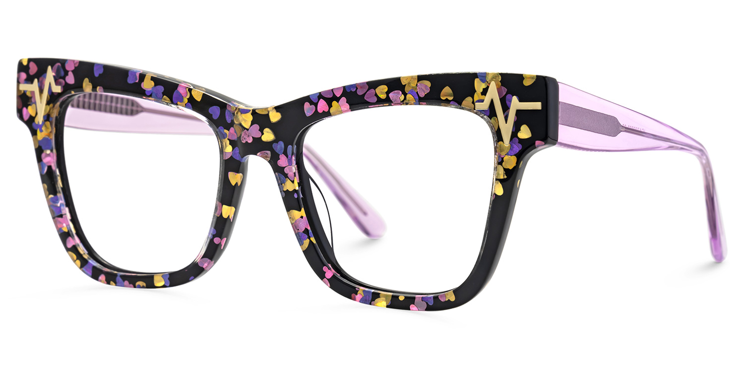 Cara Butterfly Black Eyewear Frames for Women | ZEELOOL UK1