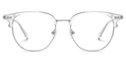 Geno Browline Clear Glasses0