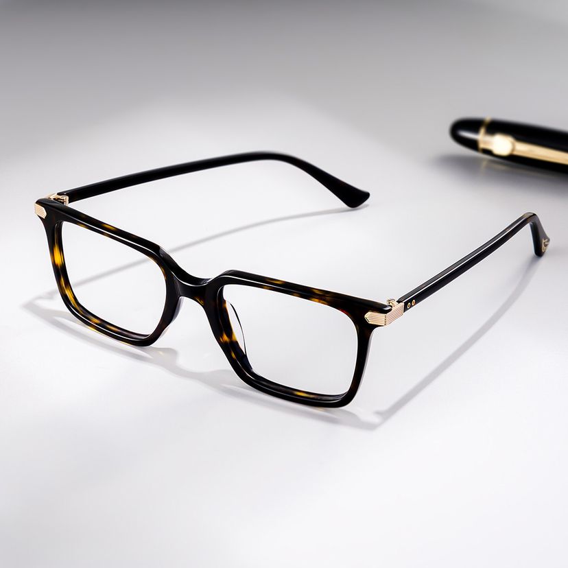 Goveo Rectangle Tortoise Glasses