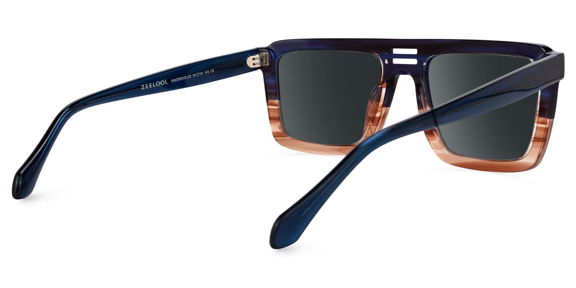 Yamilex Square Two-Tone Sunglasses | ZEELOOL UK3