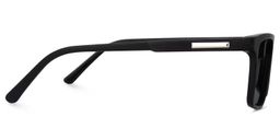 Daniel Rectangle Black Glasses2