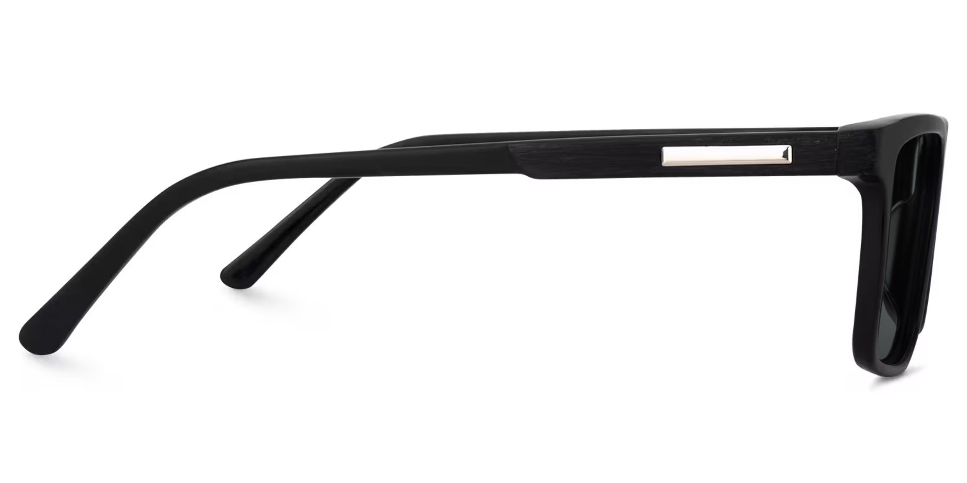 Daniel Rectangle Black Sunglasses | ZEELOOL UK2