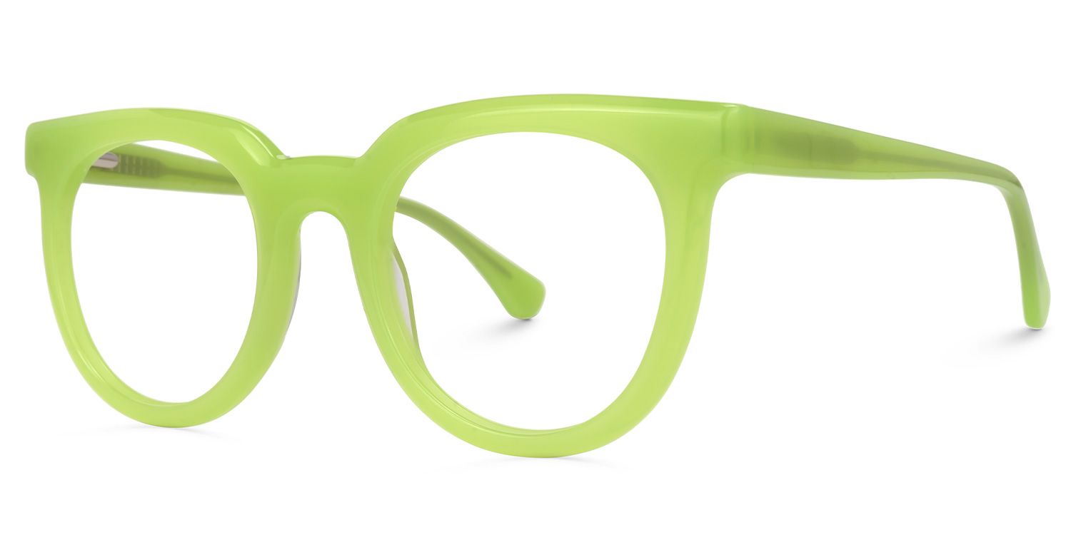 Round Shabien Green Glasses deals -Zeelool Glasses1