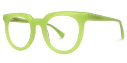 Shabien Round Green Glasses1