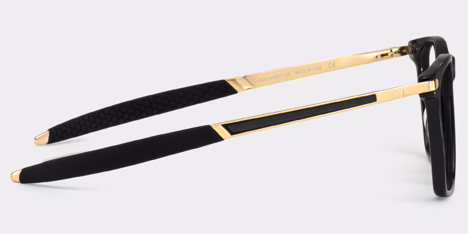 Stable Rectangle Black Glasses5