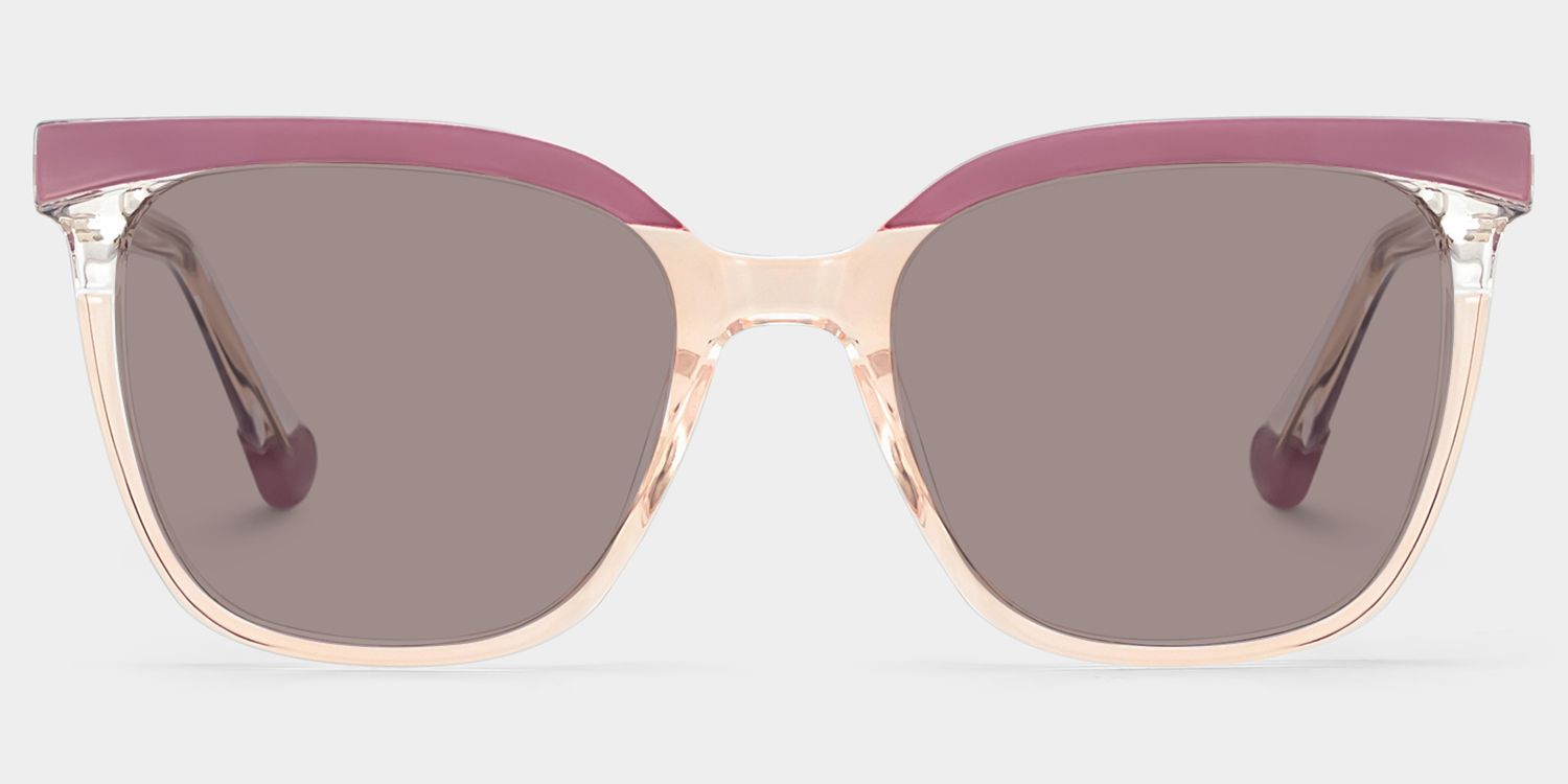 Square Tawana Purple Glasses deals -Zeelool Glasses0