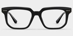 Michael Square Black Glasses1