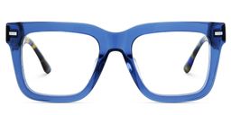 Redina Blue Square Glasses1
