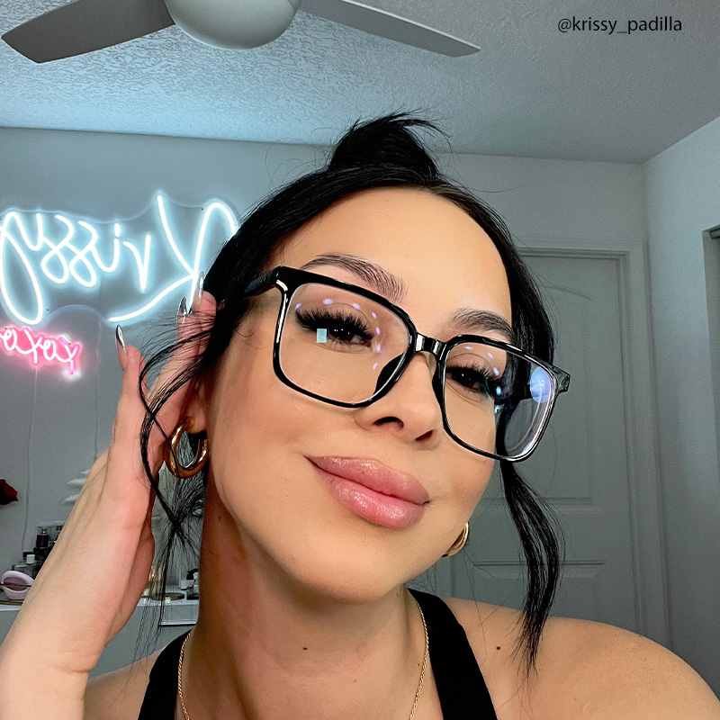 Contreras Square Black Glasses | ZEELOOL UK4