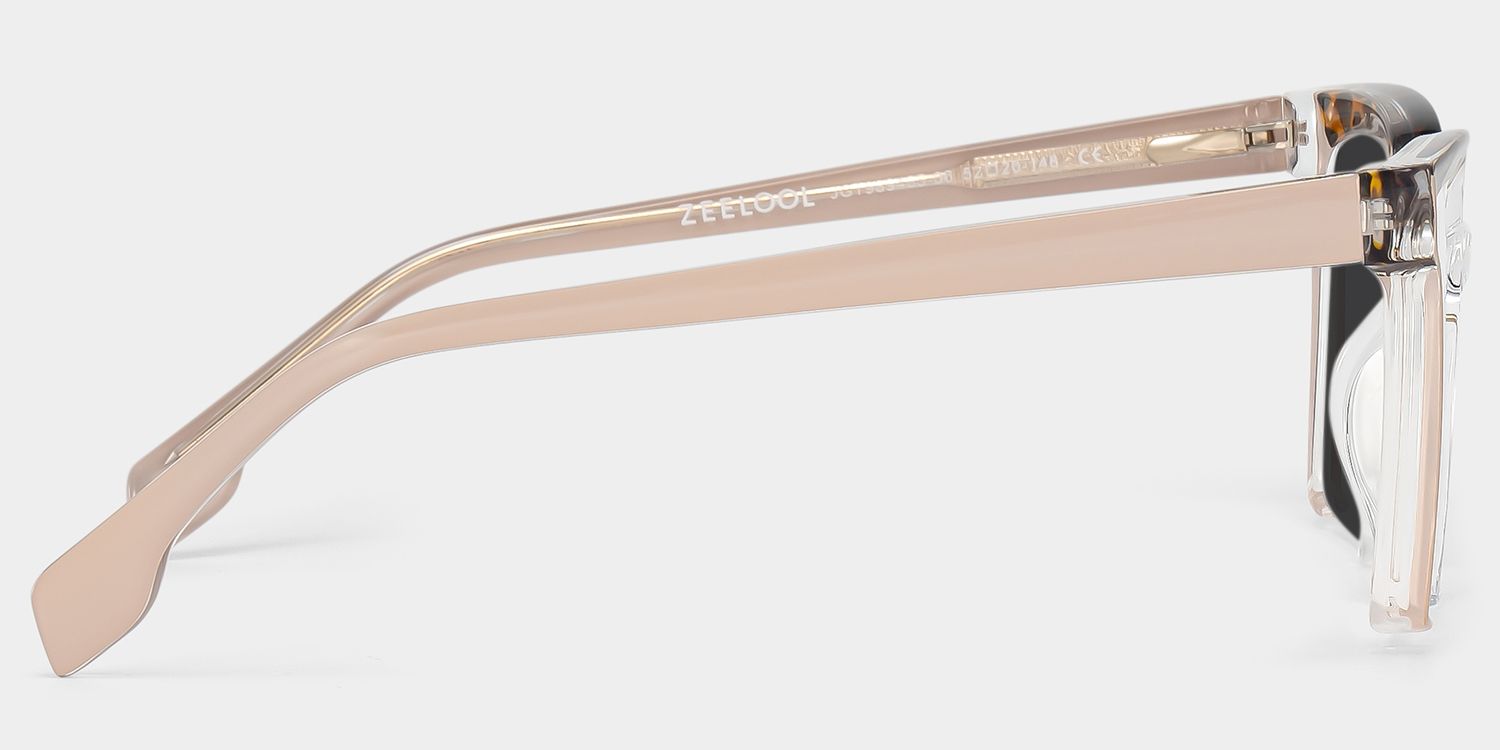 Misty Pink Frame Sunglasses with Square Style | ZEELOOL UK3