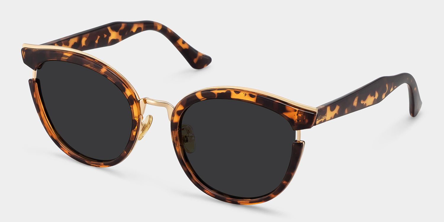 Laraine Cat Eye Tortoise Frame Sunglasses | ZEELOOL UK2