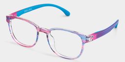 Dale  Round Blue Pink Glasses2