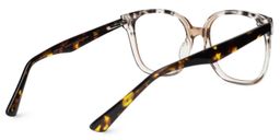 Siner Beige Square Glasses5