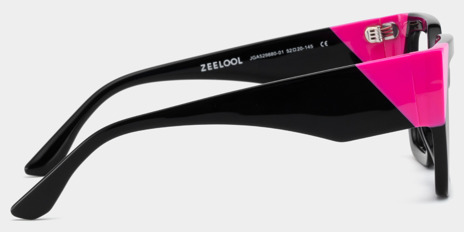 Viva Black Frame Glasses with Square Frame Online | ZEELOOL UK4