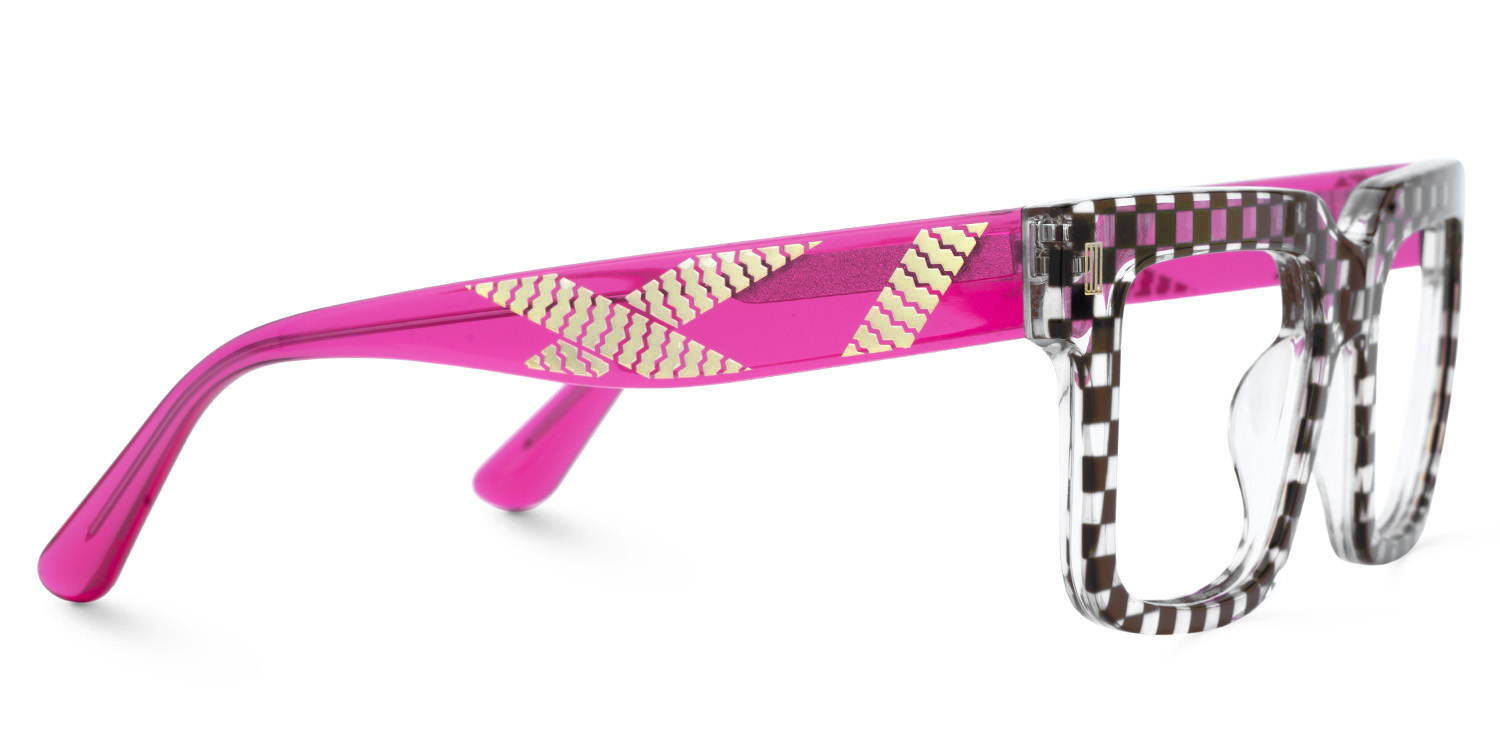 Thomason Rectangle Black Crystal Glasses3