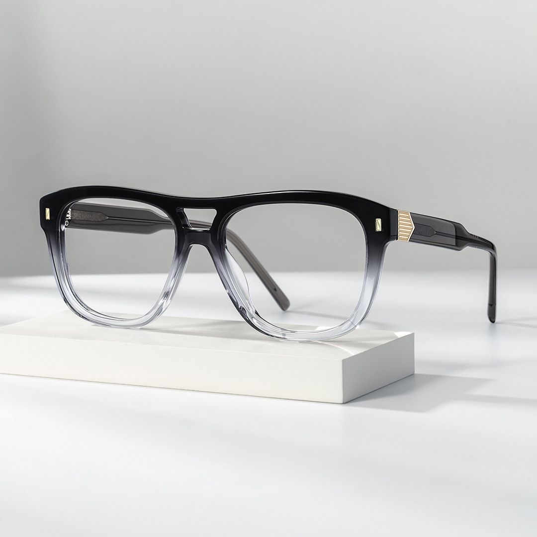 Forde Oversized Aviator Prescription Glasses | ZEELOOL UK0