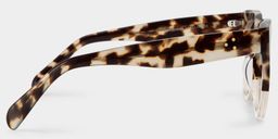 Tandy Rectangle Light-Tortoise Glasses3