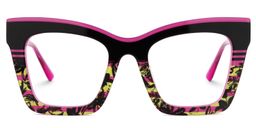 Samia Square Two-Tone Glasses0