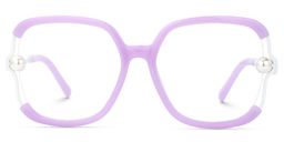 Jeania Square Lavender Glasses0