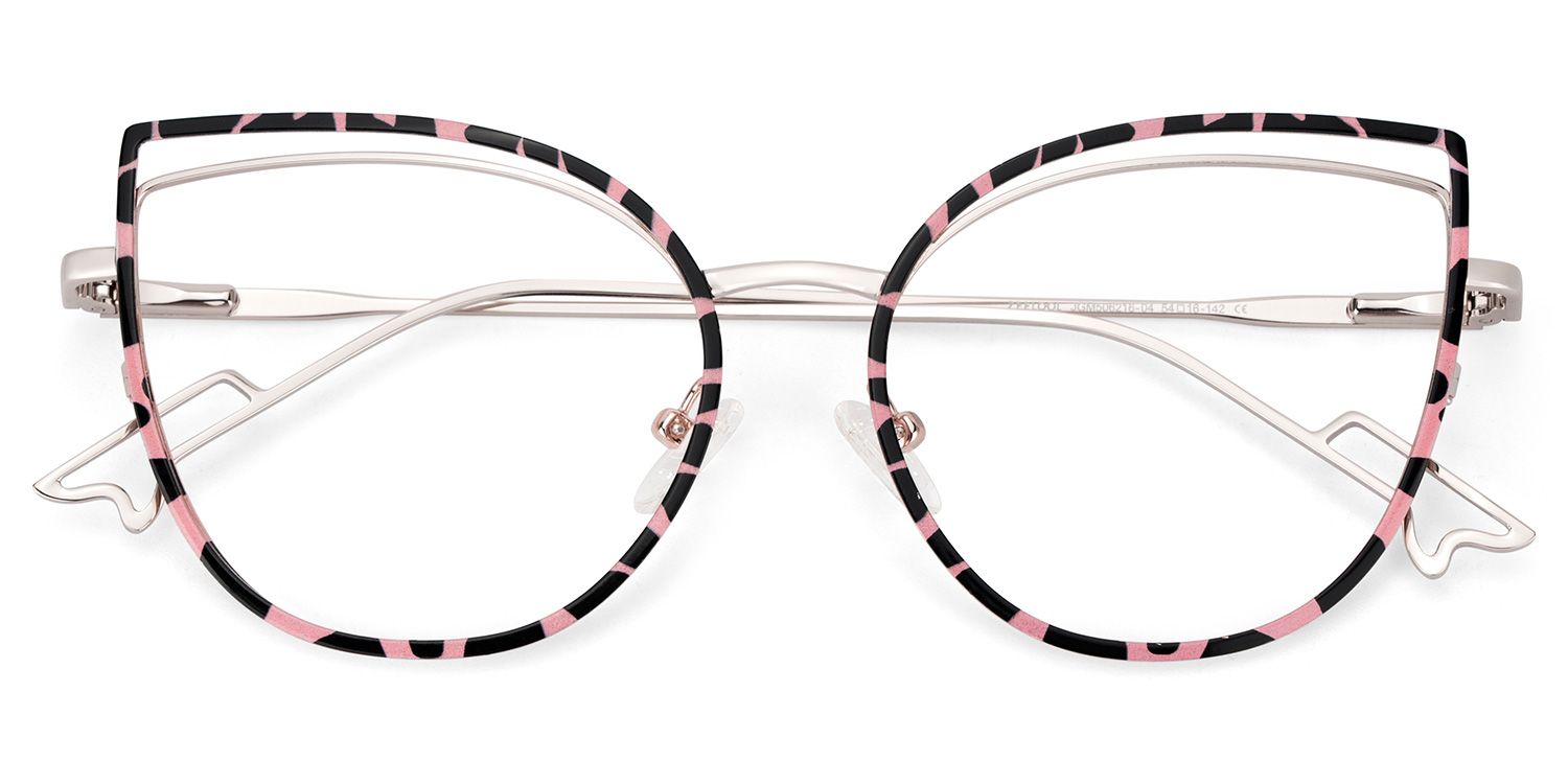 Spivey Cateye Metal Full Frame Eyeglasses | ZEELOOL UK1