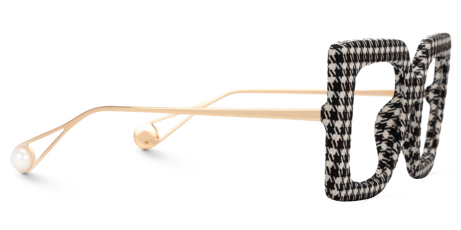 Latanya Two-Tone Eyeglasses with Square Shape | ZEELOOL UK2