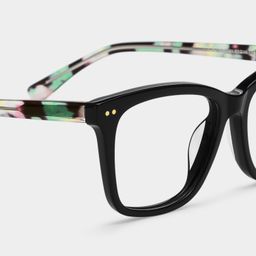 Layla Black Square Glasses5