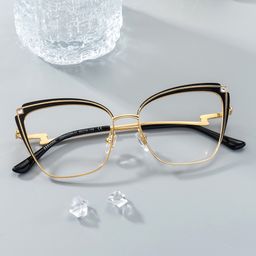 Mariely Black Cat eye Glasses0