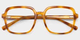 Kenneth Dark Tortoise Square Glasses1