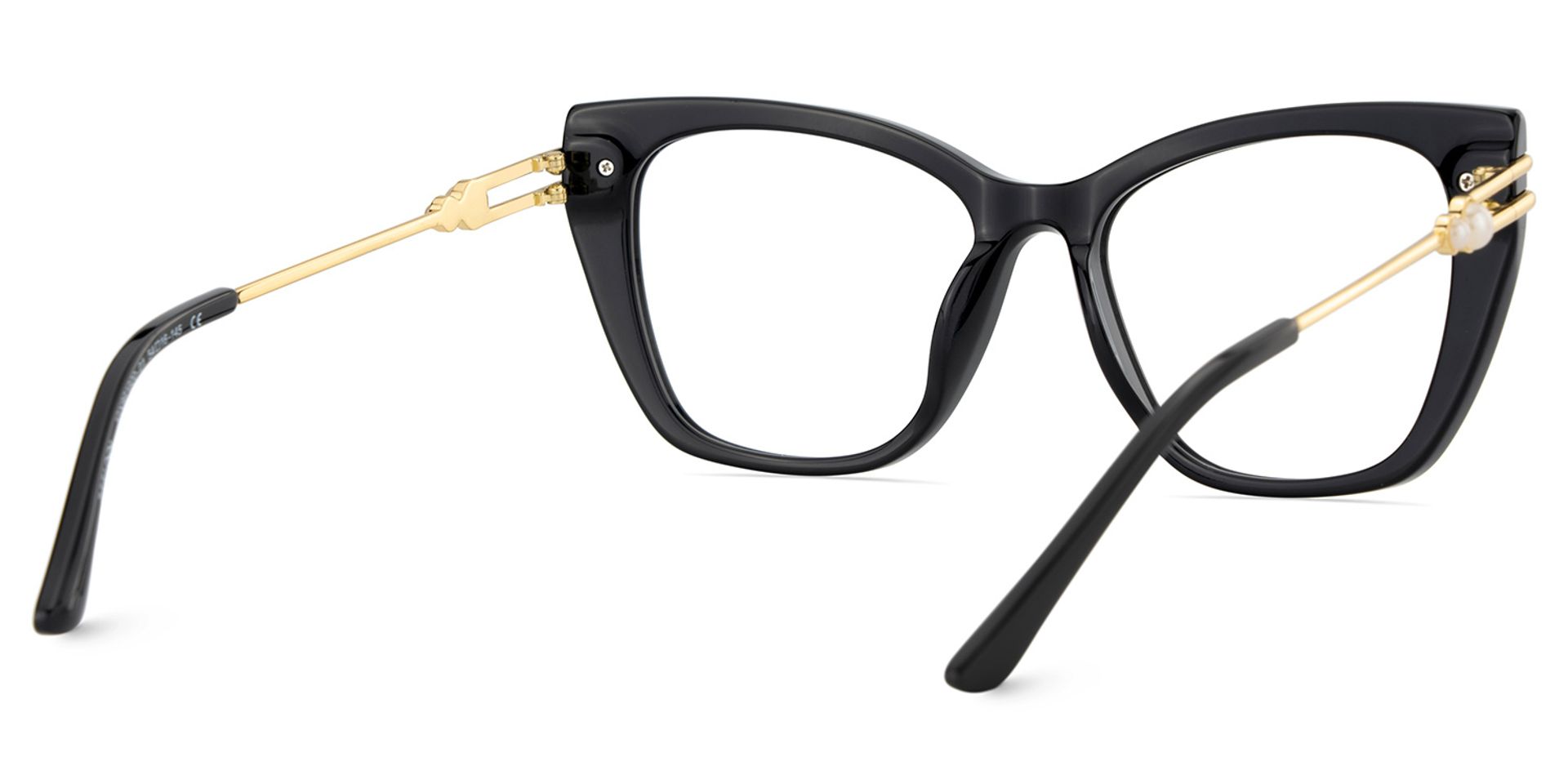 Victor Eyeglasses in Cat eye Black Frame | ZEELOOL UK6