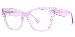 Carley Square Purple Glasses3