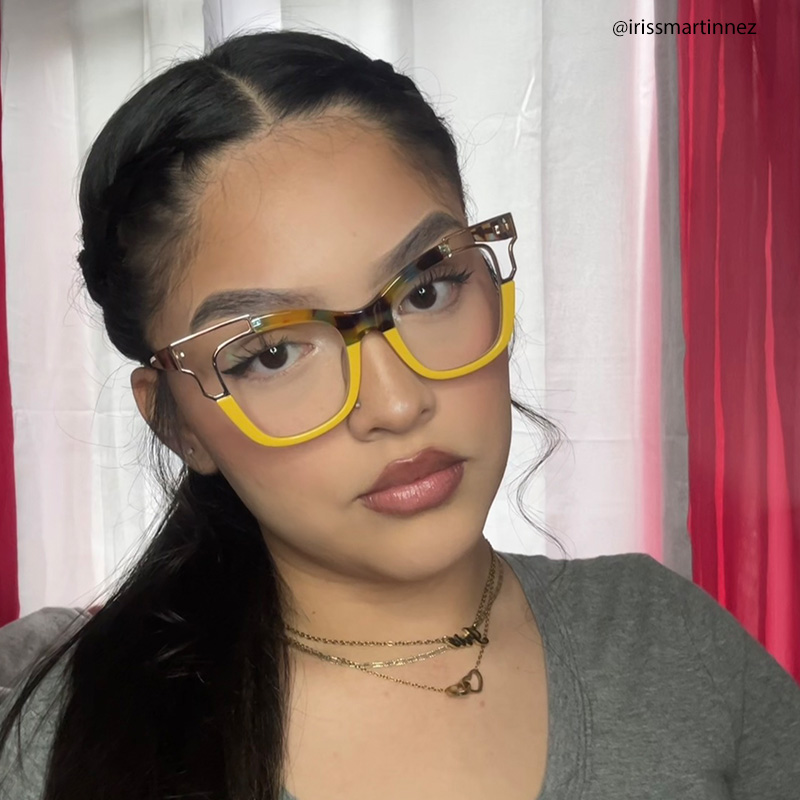 Rhoden Cateye Yellow Glasses10