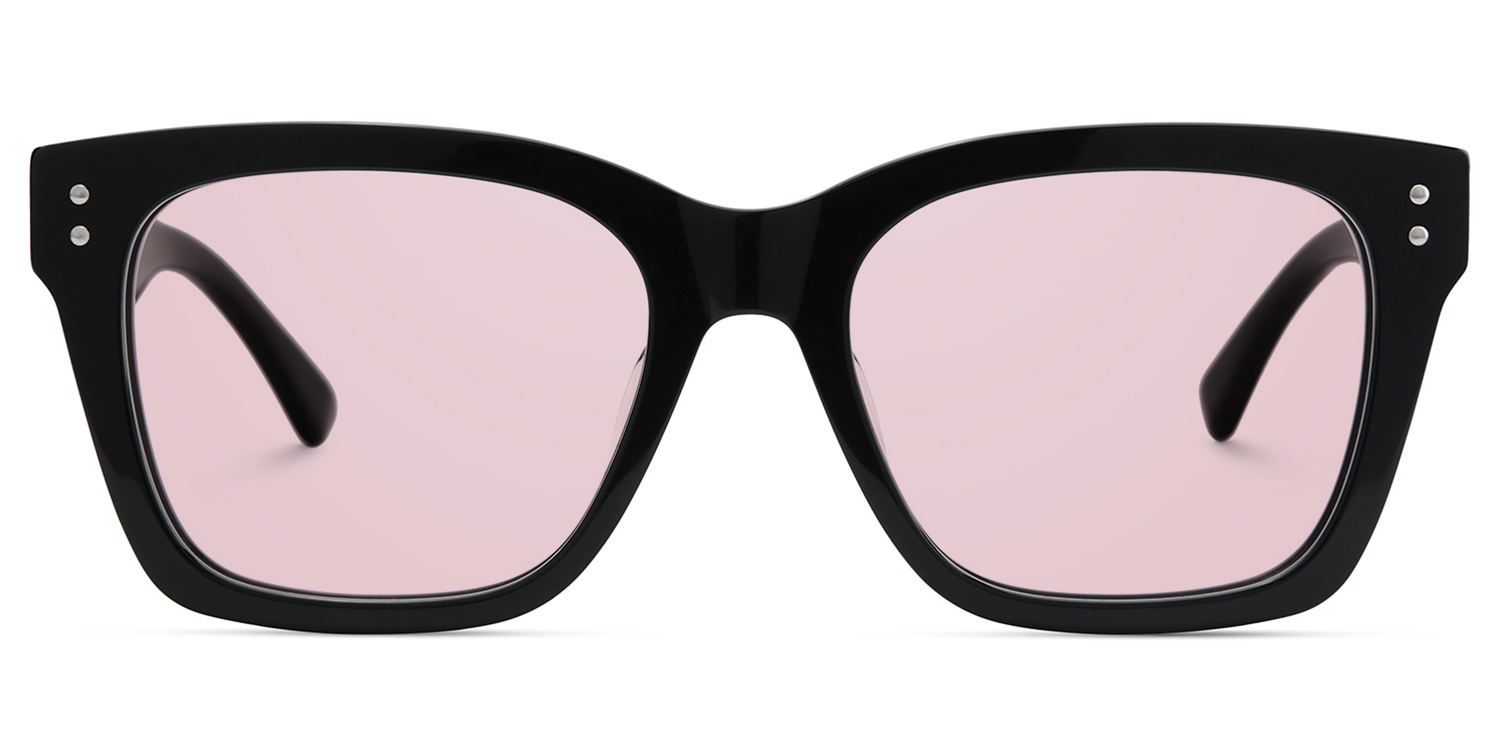 Gaydeh Rectangle Black Sunglasses good-img