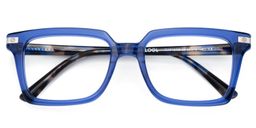 Langston Rectangle Blue Glasses2