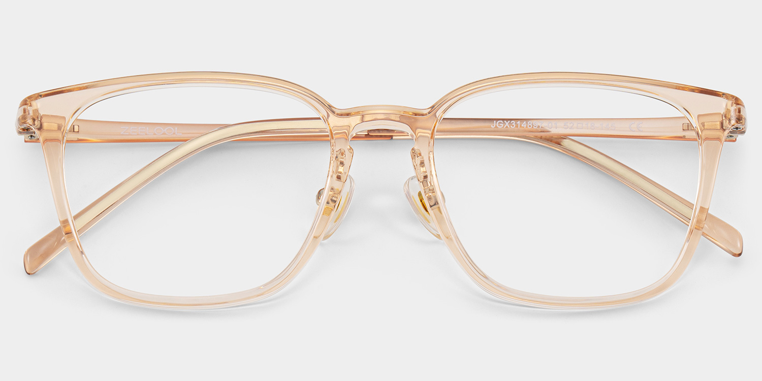 Lily Rectangle Yellow Glasses2