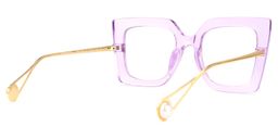 Qatar Square Light-Purple Glasses3