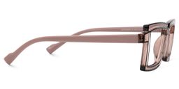 Zephyr Rectangle Brown Glasses2