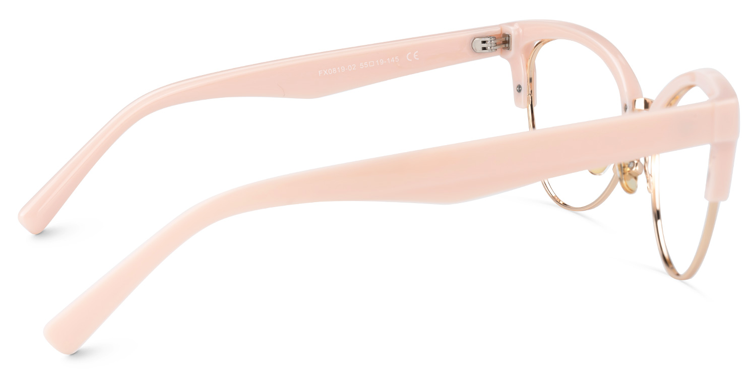 Charlene Browline Pink Eyeglasses and Glasses Frames3