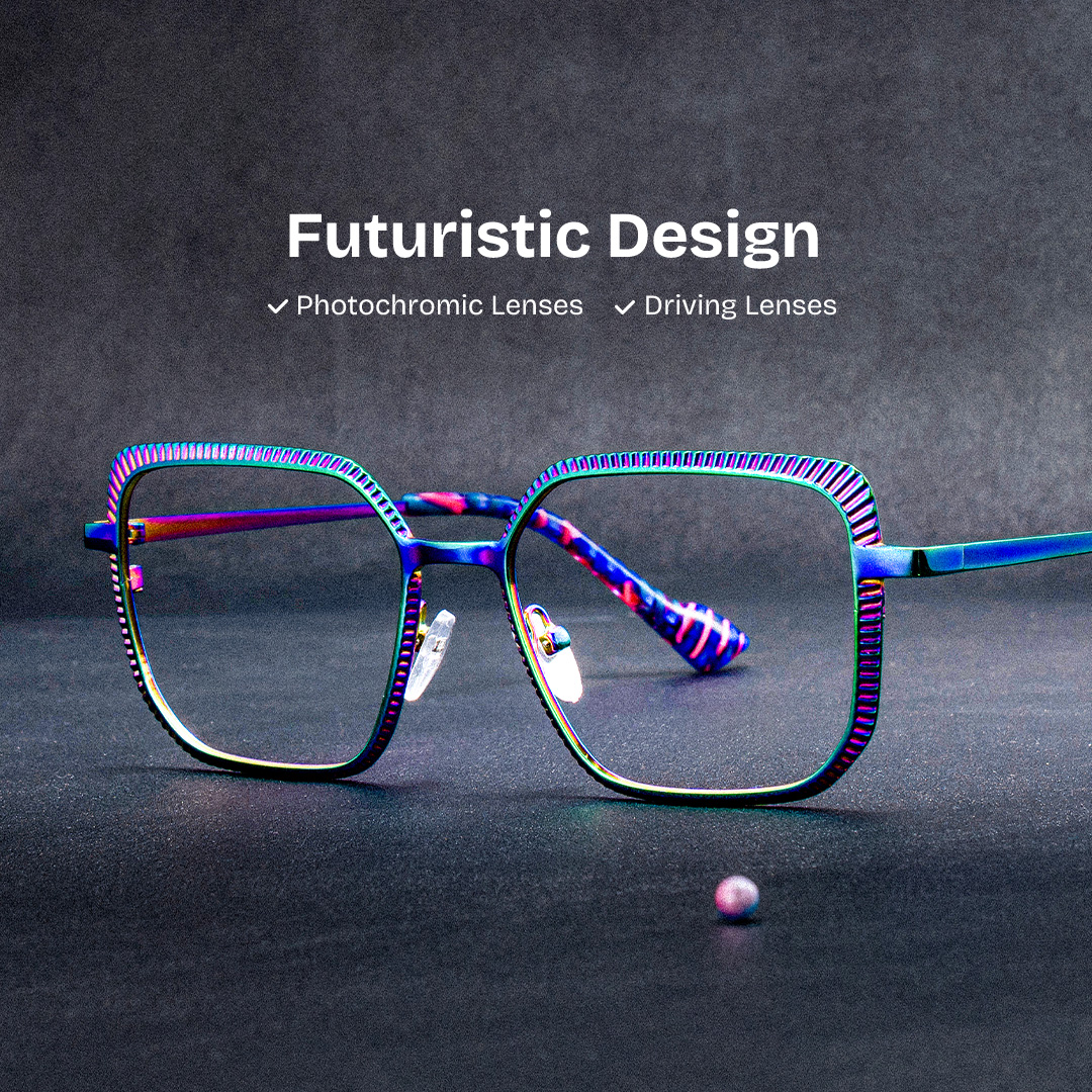 Maverick Square Multicolor Glasses