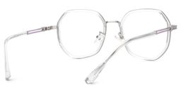 Frazier Geometric Clear Glasses3
