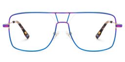 Bowdry Aviator Iridescent Glasses1