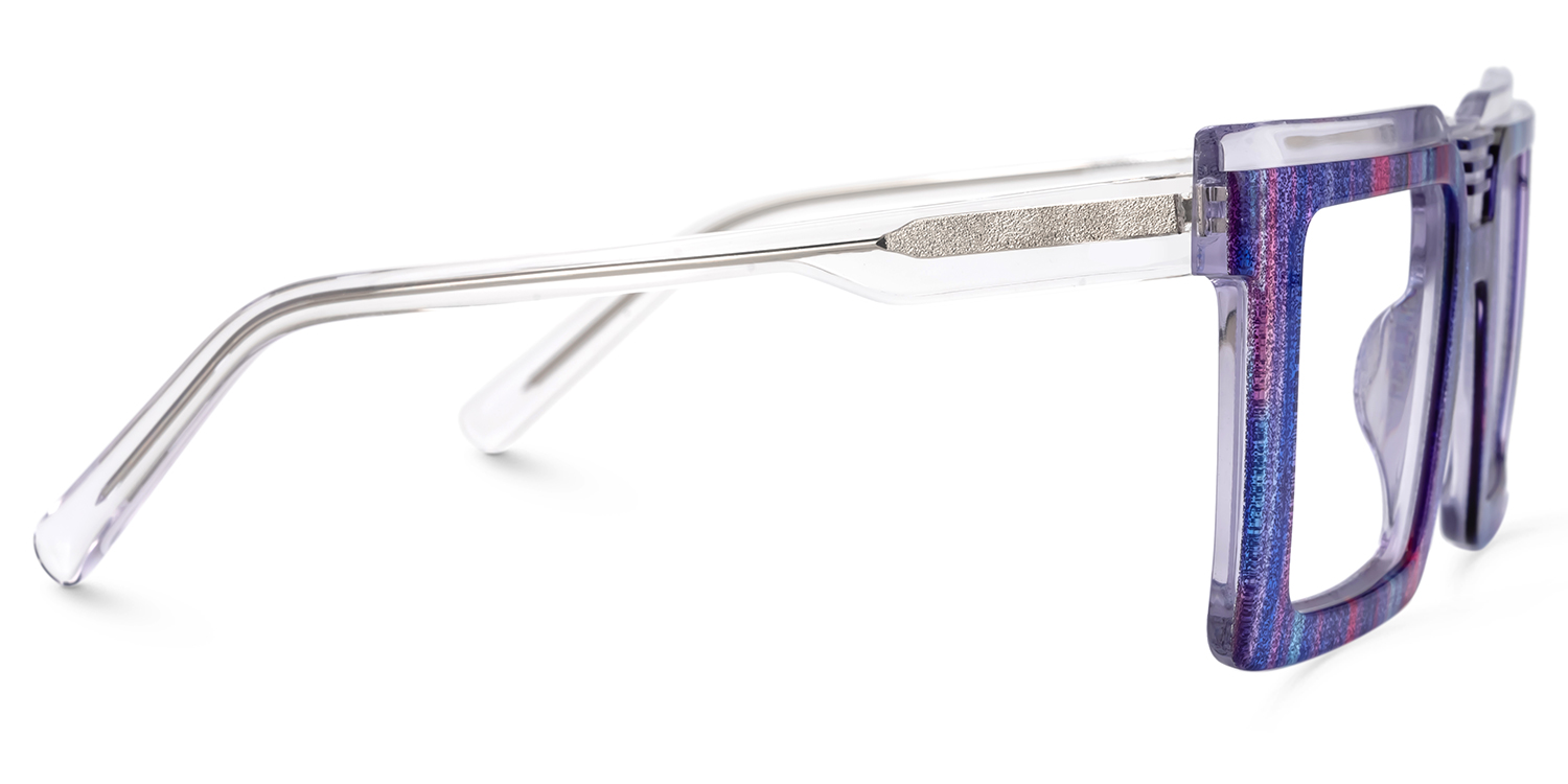 Ashlyne Thick Blue Glasses for Men | ZEELOOL UK2