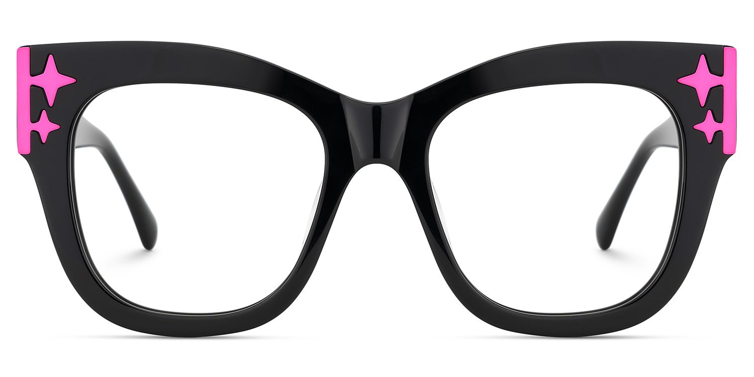 Designer Minfia Eyeglasses Black Frames Glasses2