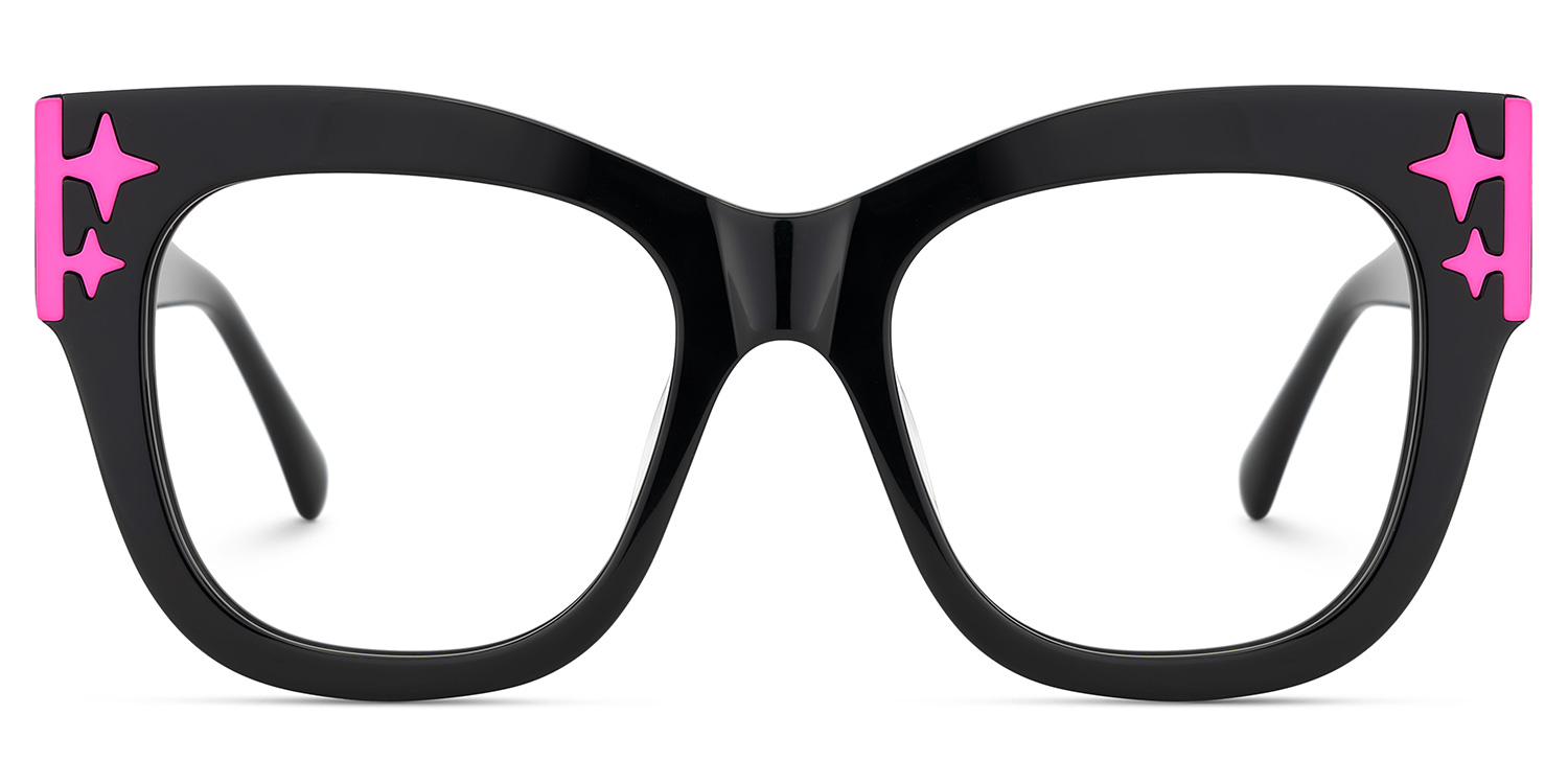 Designer Minfia Eyeglasses Black Frames Glasses2