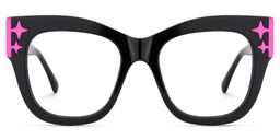 Minfia Black Square Glasses2