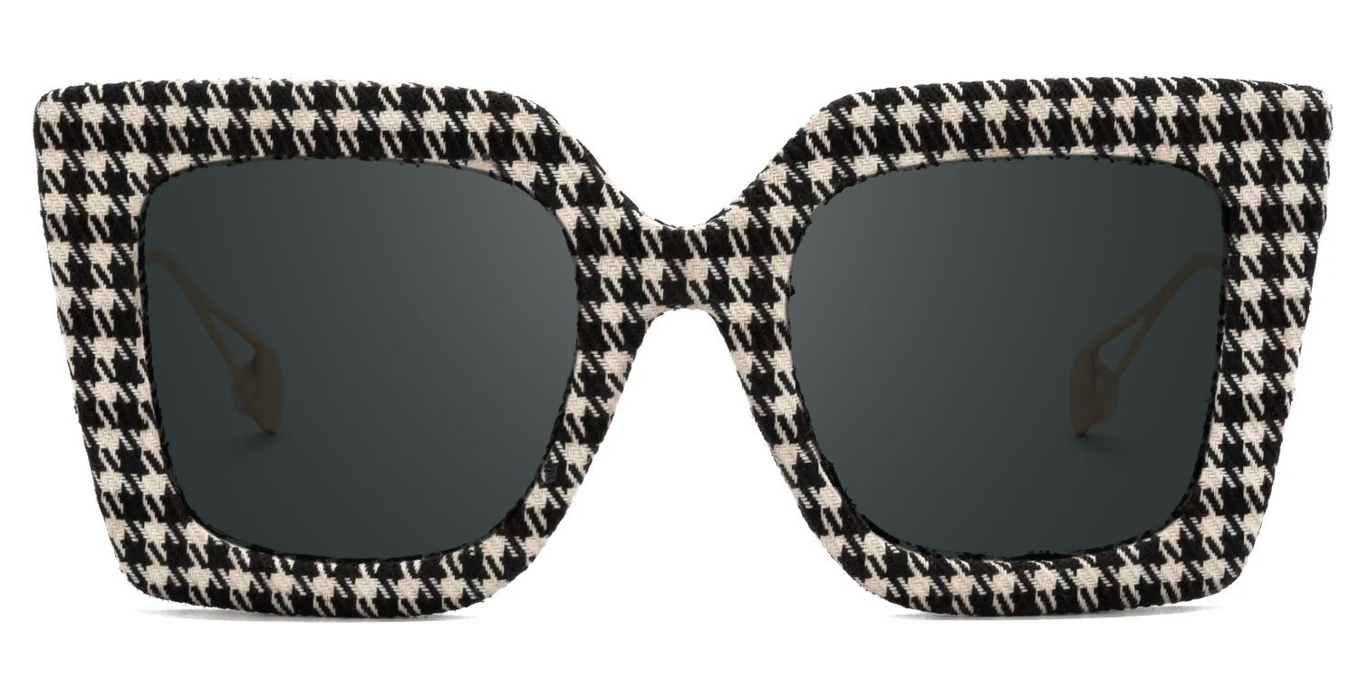 Latanya Two-Tone Frame Sunglasses with Square Style | ZEELOOL UK0