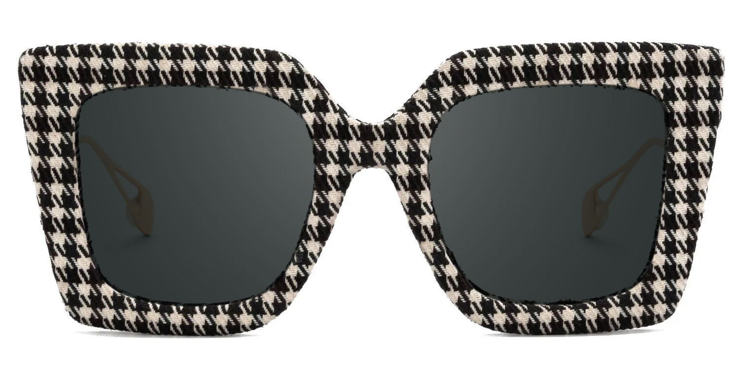 Latanya Two-Tone Sunglasses with Square Shape | ZEELOOL UK0