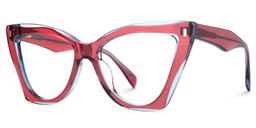 Kimbers Cateye Red Glasses1