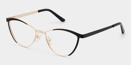 Sydney Cat Eye Black Glasses2